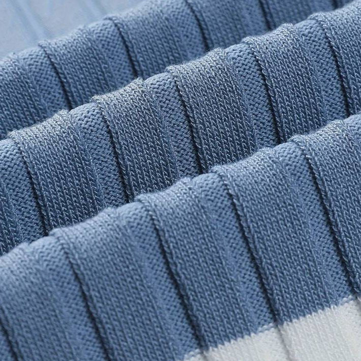 TheighT White Stripe Polo