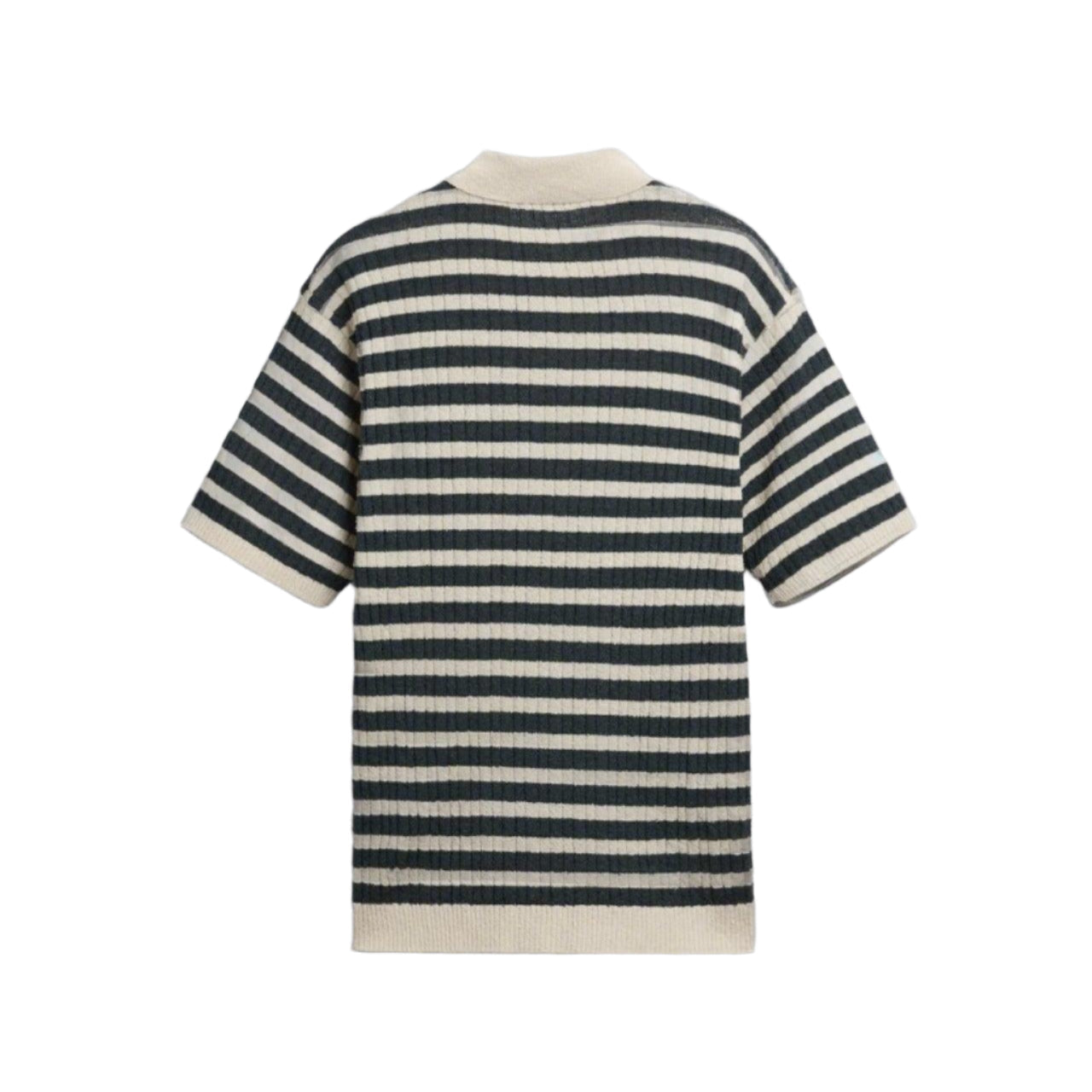 TheighT Knitted Striped Polo