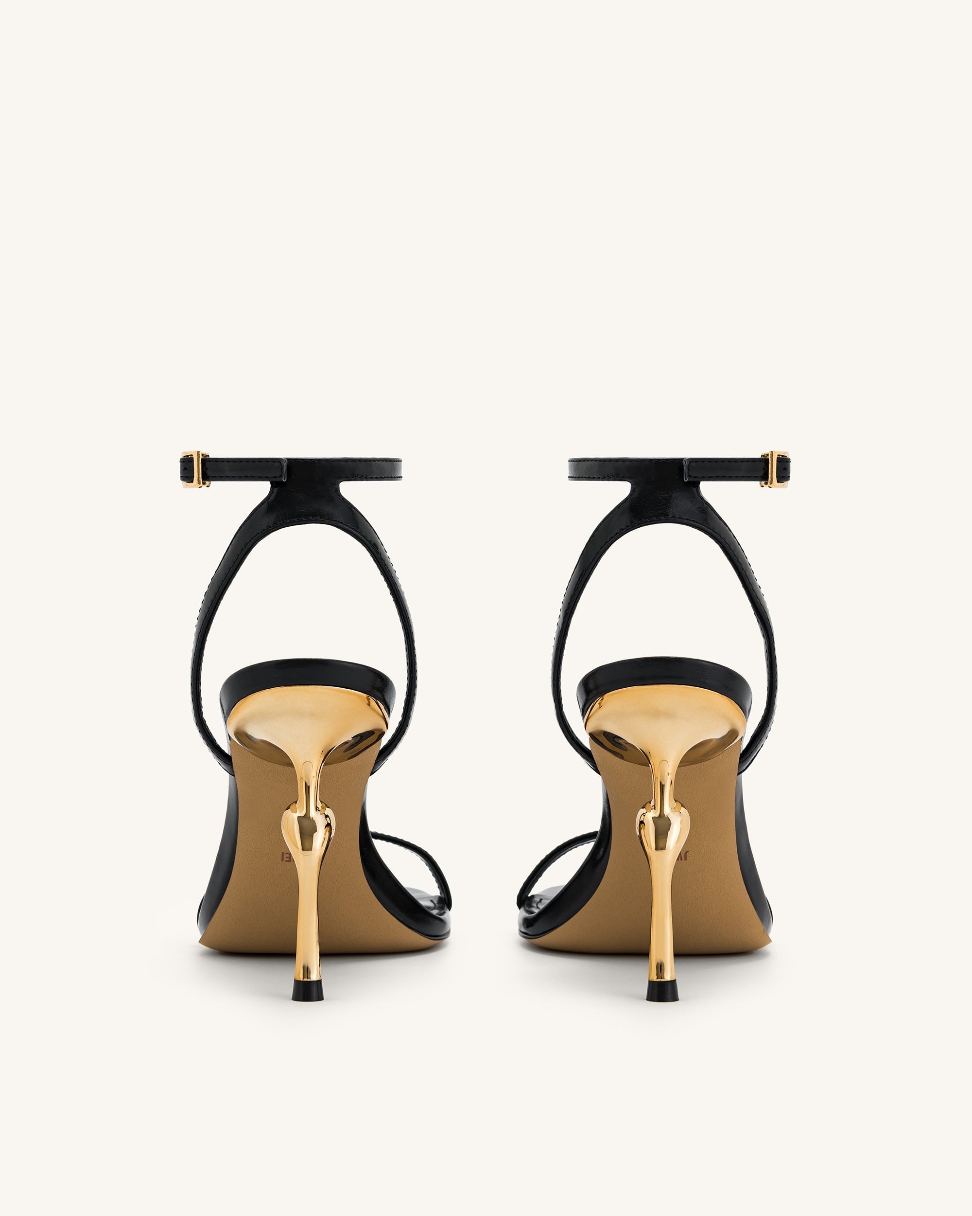 Aurora Sculptural Heel Sandals