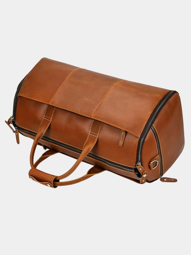 Continental Weekender Leather Travel Bag - Verocci Essentials