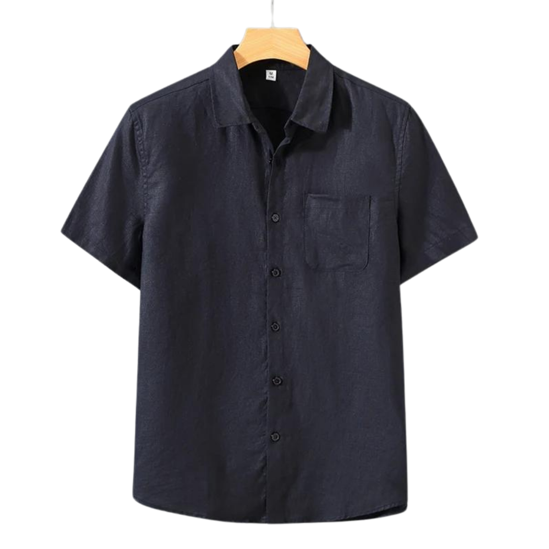 Cannes - TheighT Linen Shirt (Shortsleeve)