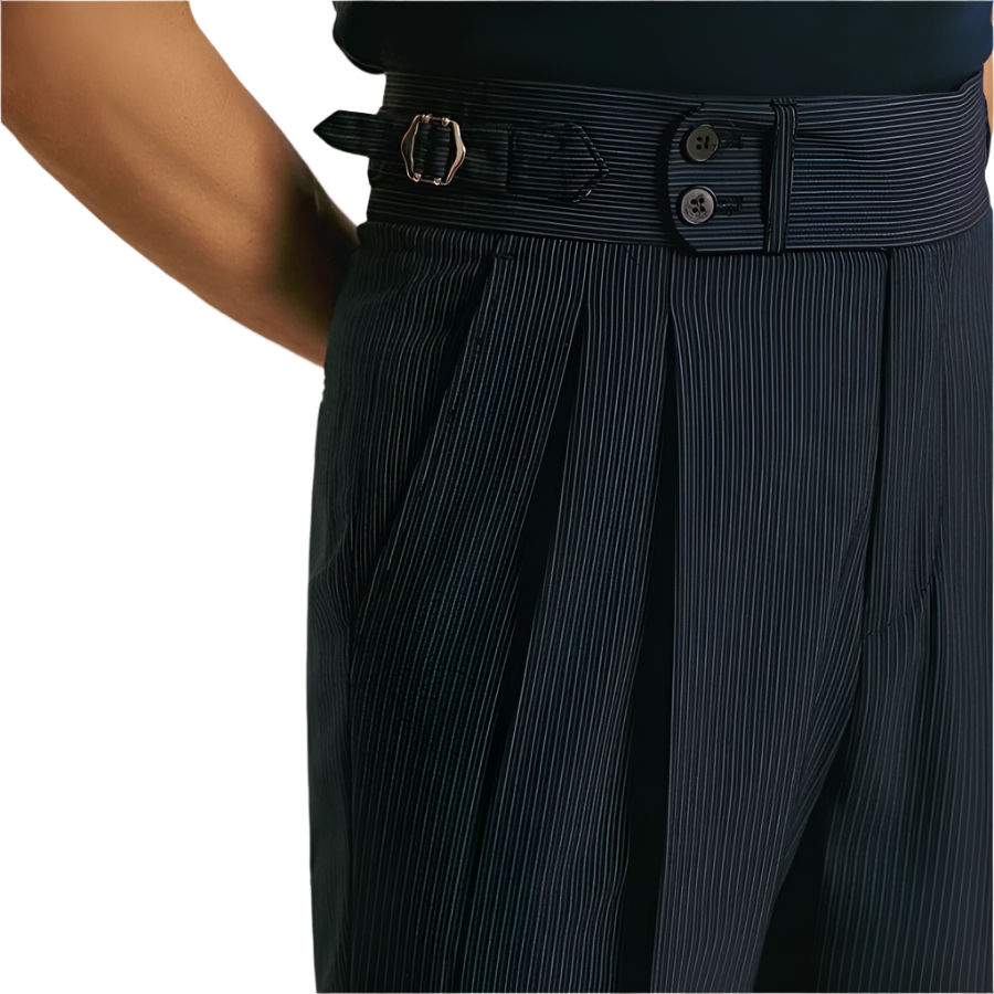 Elite Double Button Business Casual Trousers - Non-Iron