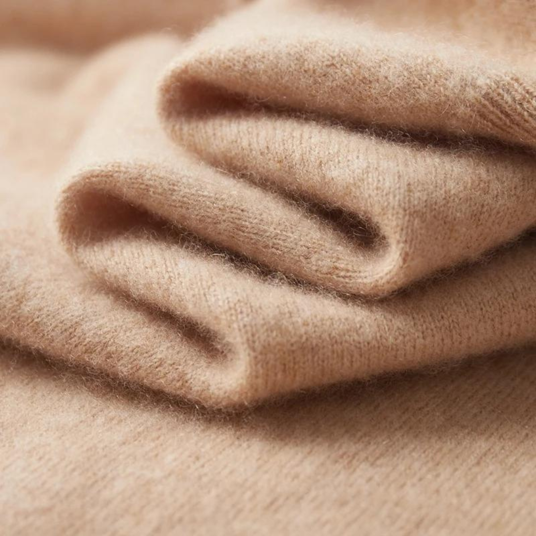 100% TheighT Cashmere Polo Zip Up