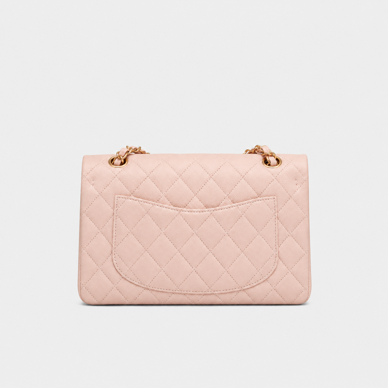 Small Classic Quilted Double Flap Bag