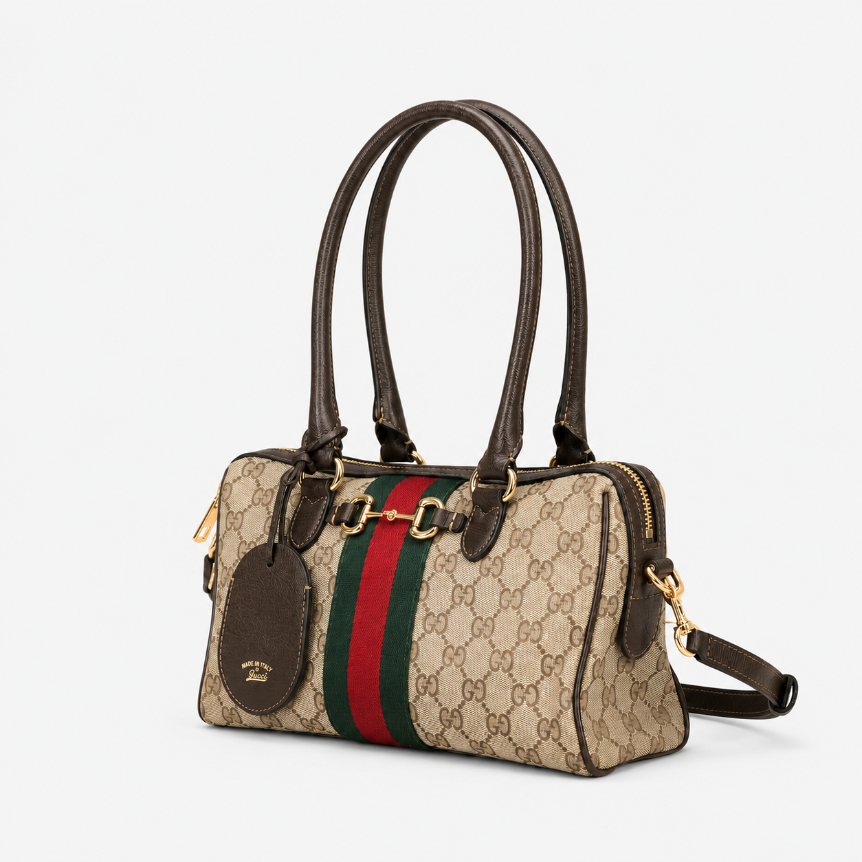 GG canvas Boston bag - Beige