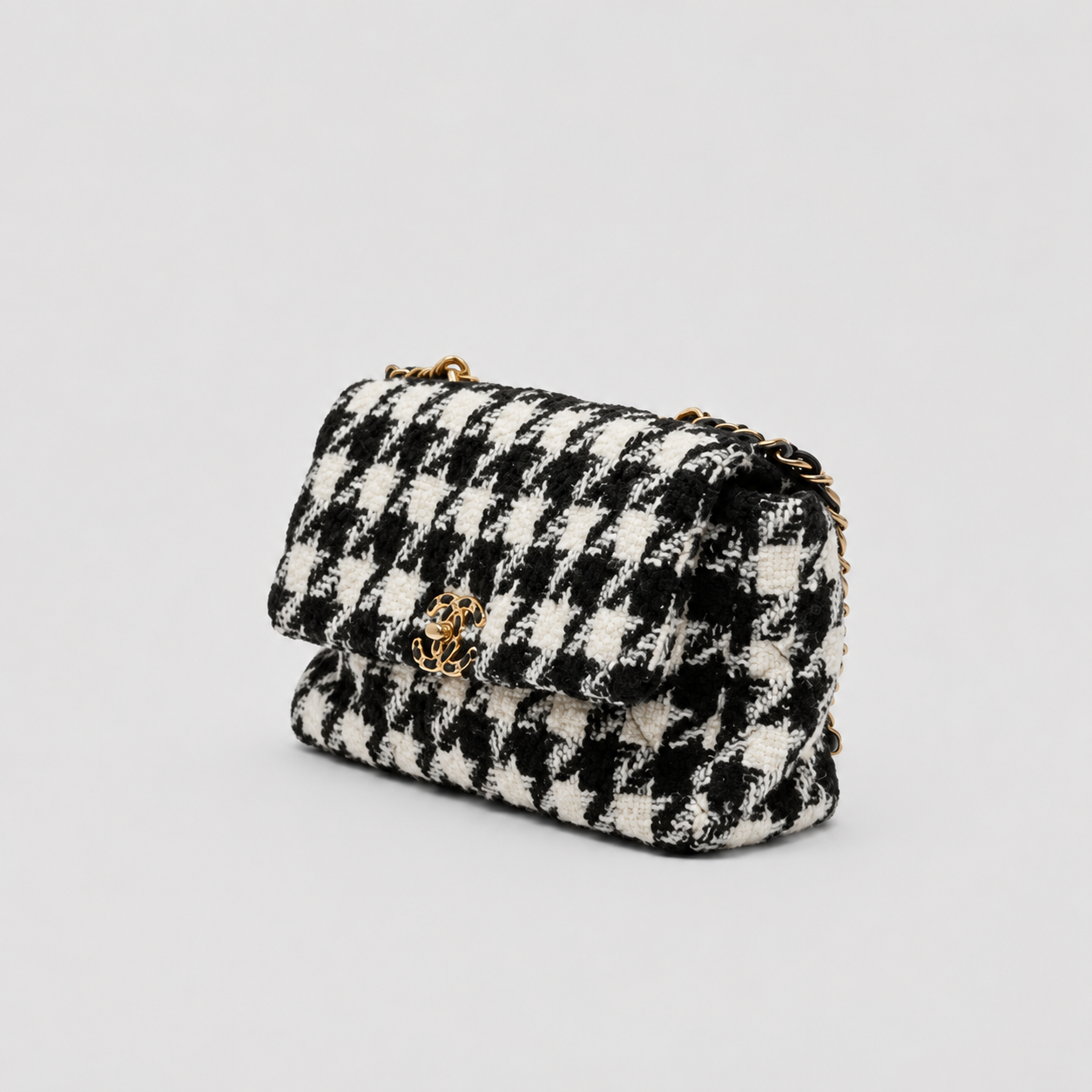 Large Tweed 19 Flap Bag