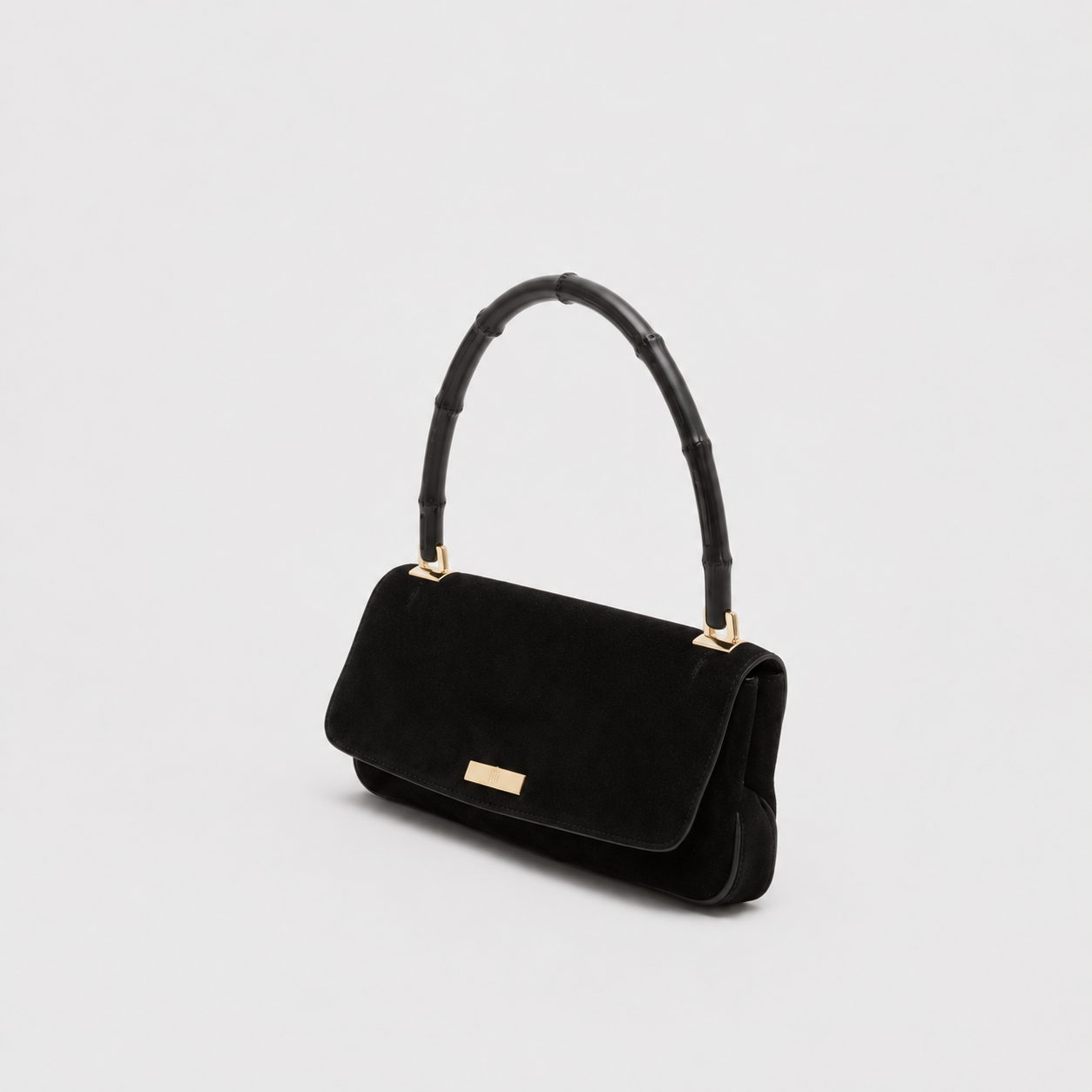Tom Ford Suede Bamboo Shoulder Bag