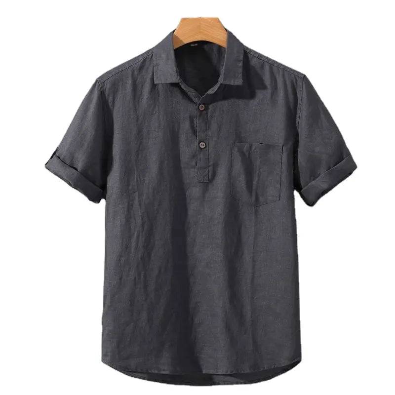 Fez - TheighT Linen Polo