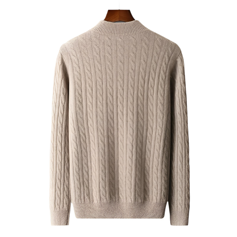 Chiltern Merino Wool Quarter-Zip Sweater