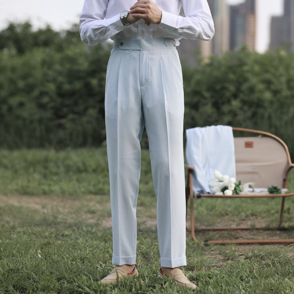 Westcroft Seersucker Gurkha Trouser