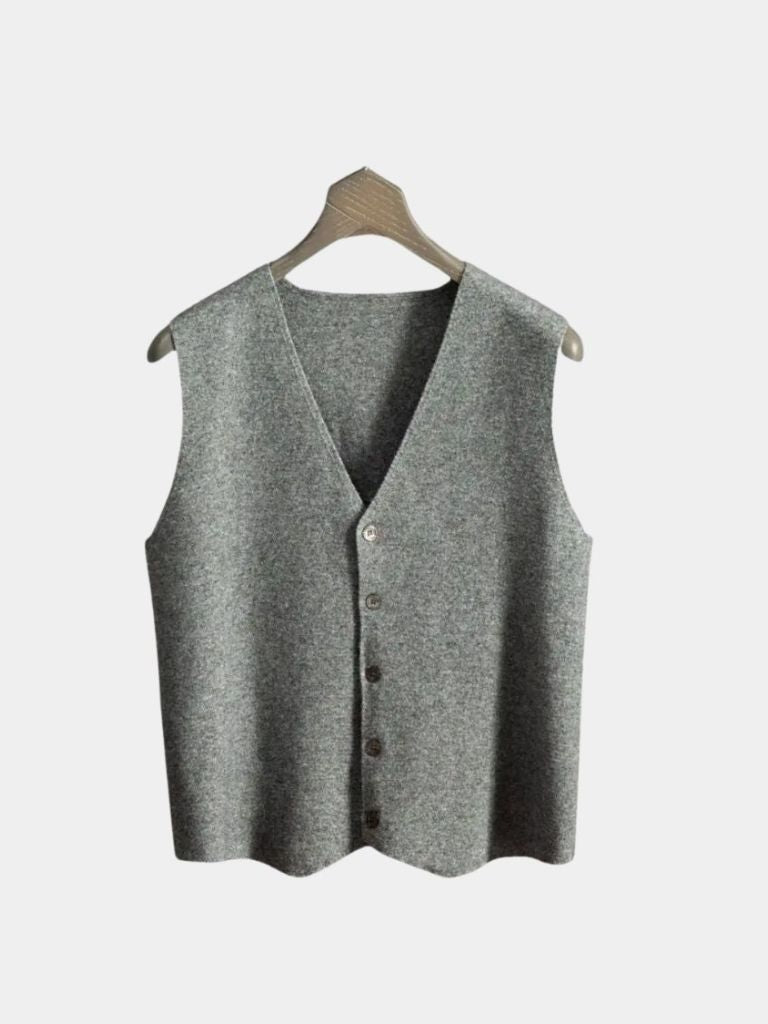 Cashmere Cardigan Vest - Verocci Essentials