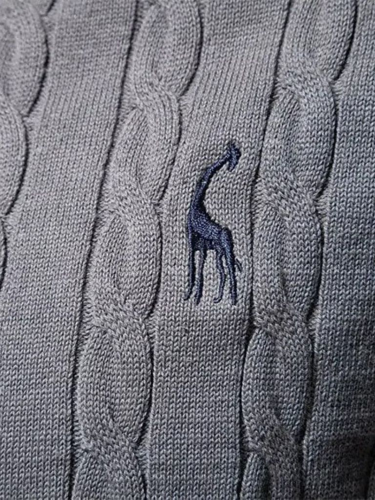 Cotton Crew Neck Pullover Sweater - Verocci Essentials