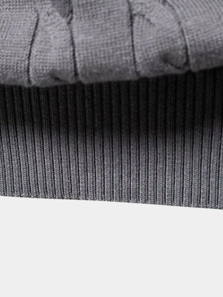Cotton Crew Neck Pullover Sweater - Verocci Essentials