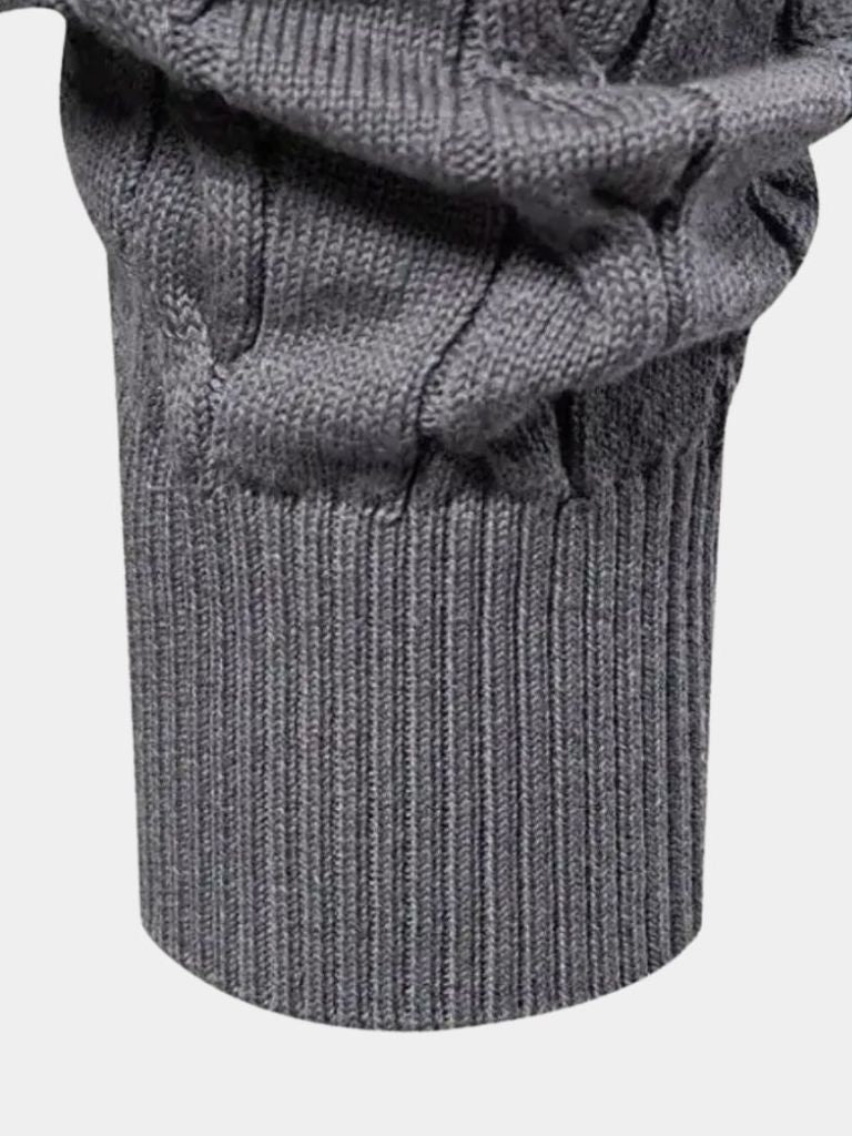 Cotton Crew Neck Pullover Sweater - Verocci Essentials