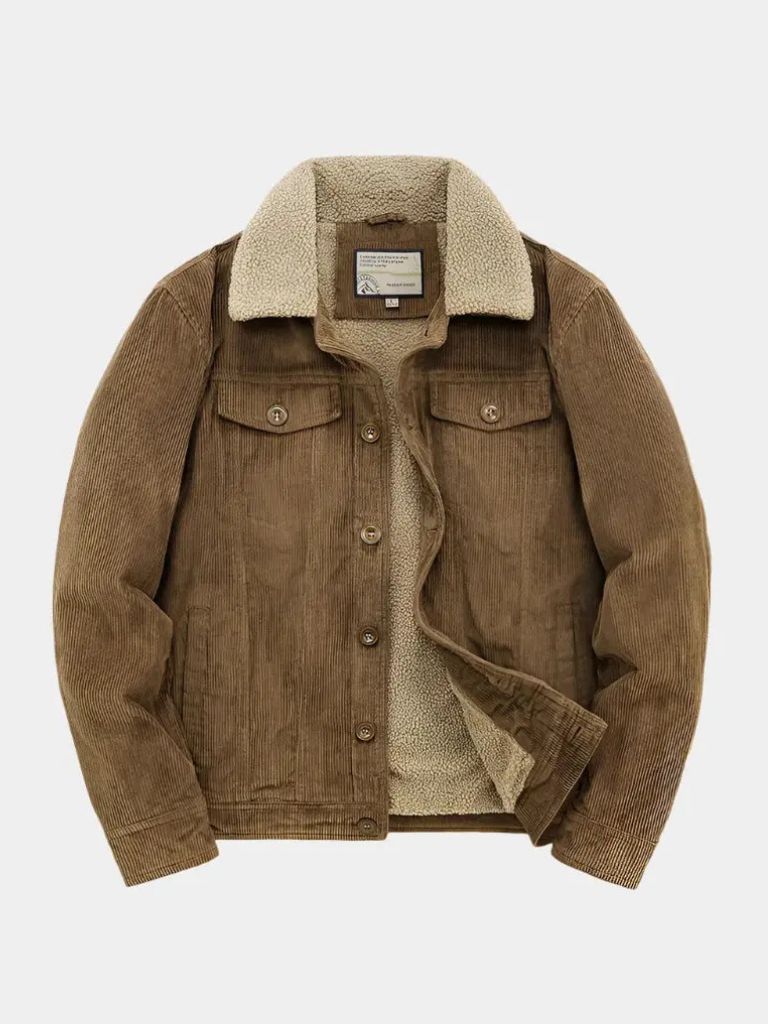 Minimalist Vintage Corduroy Jacket - Verocci Essentials