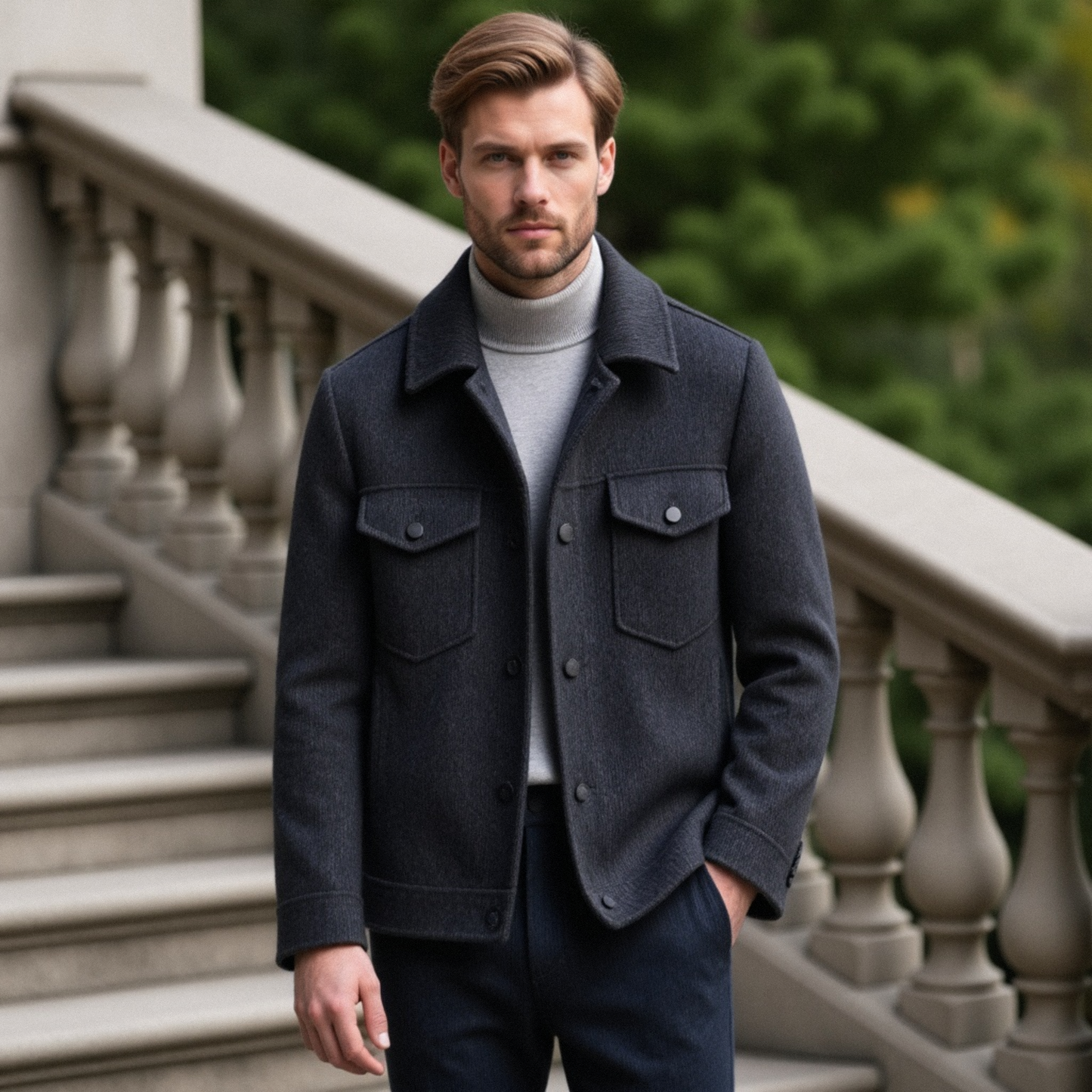 The Belcourt Cashmere Coat