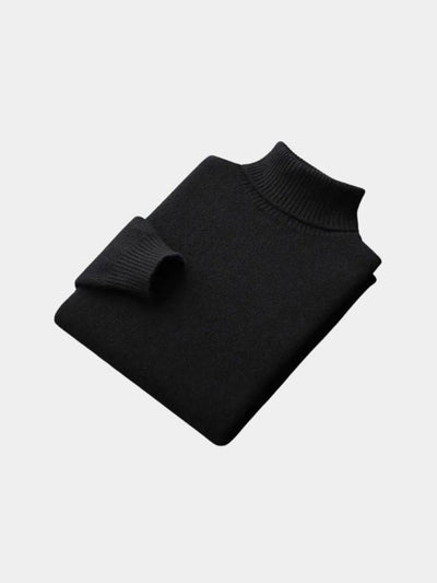 100% Merino Wool Turtleneck Sweater - Verocci Essentials