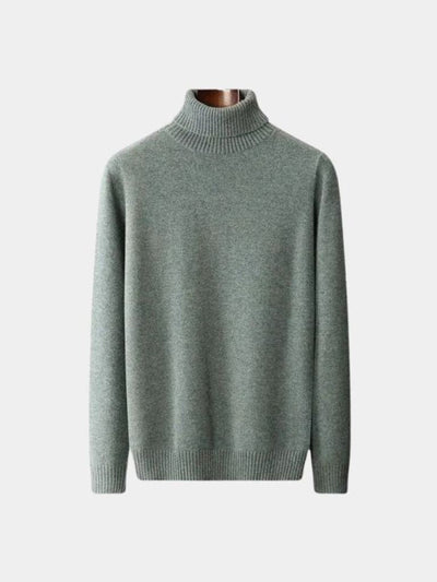 100% Merino Wool Turtleneck Sweater - Verocci Essentials
