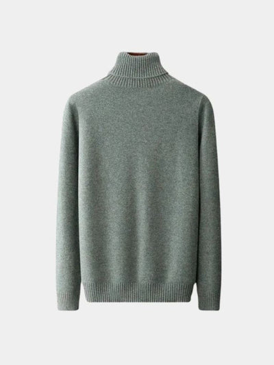 100% Merino Wool Turtleneck Sweater - Verocci Essentials