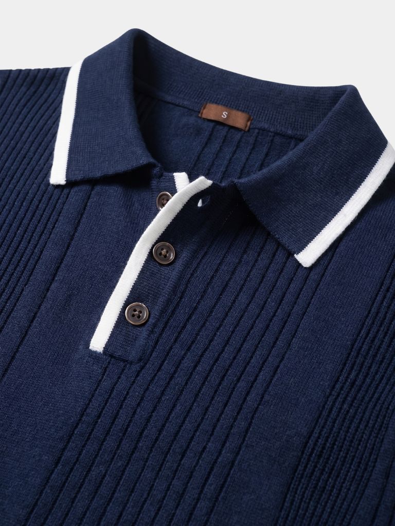 Langford Polo Knit Shirt - Verocci Essentials