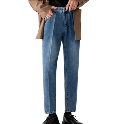 Men's Loose Straight Denim Jeans