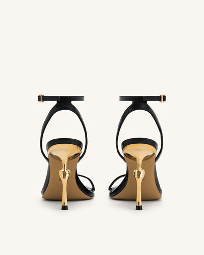 Aurora Sculptural Heel Sandals