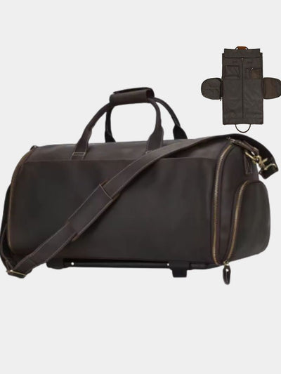 Continental Weekender Leather Travel Bag - Verocci Essentials