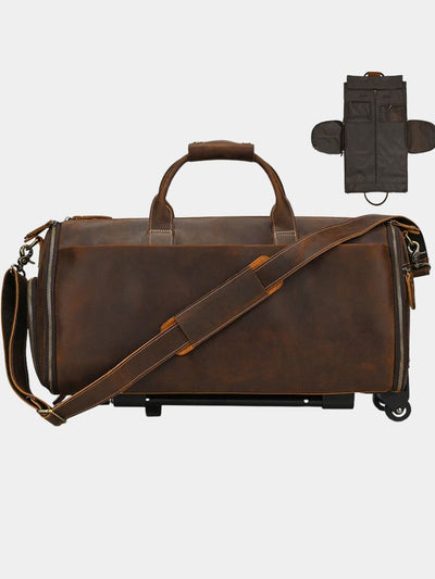 Continental Weekender Leather Travel Bag - Verocci Essentials