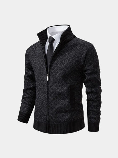Vintage Jacquard Cardigan - Verocci Essentials