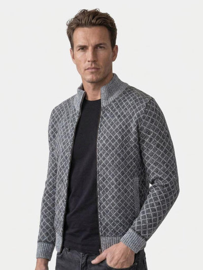 Vintage Jacquard Cardigan - Verocci Essentials