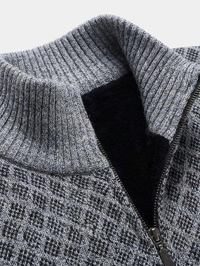 Vintage Jacquard Cardigan - Verocci Essentials