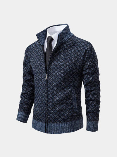 Vintage Jacquard Cardigan - Verocci Essentials