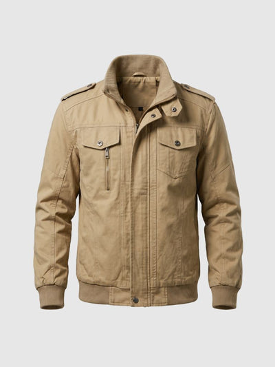 Command Ribbed Collar Jacket - Verocci Essentials