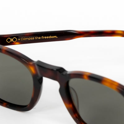 Times Tortoise Green  - TheighT Sunglasses
