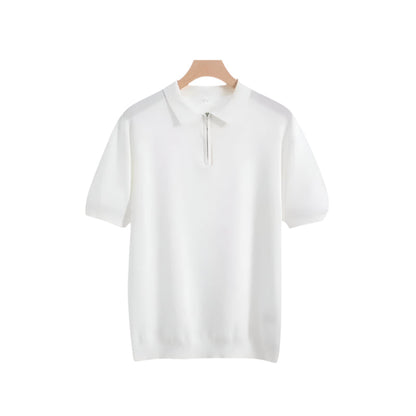 TheighT Ibiza Zip Up Polo