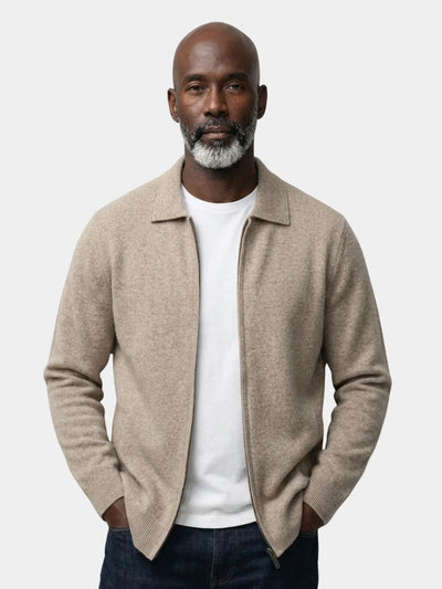 Cashmere Heritage Knit Jacket - Verocci Essentials