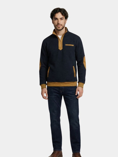 Explorer High Collar Quarter Zip Pullover - Verocci Essentials