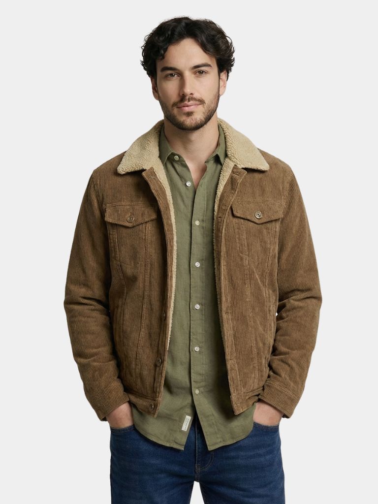 Minimalist Vintage Corduroy Jacket - Verocci Essentials