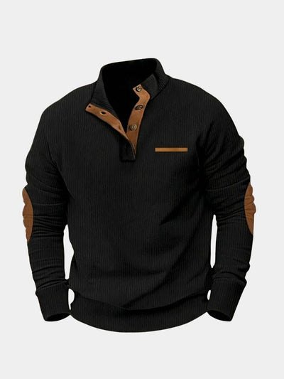Monaco Casual Henley Pullover - Verocci Essentials