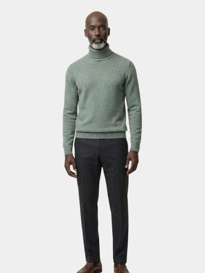 100% Merino Wool Turtleneck Sweater - Verocci Essentials