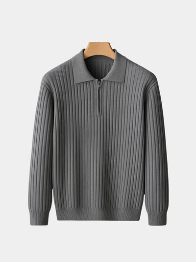 Alpine Riviera Knit Polo Pullover - Verocci Essentials