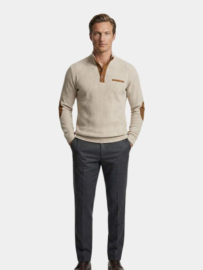 Monaco Casual Henley Pullover - Verocci Essentials