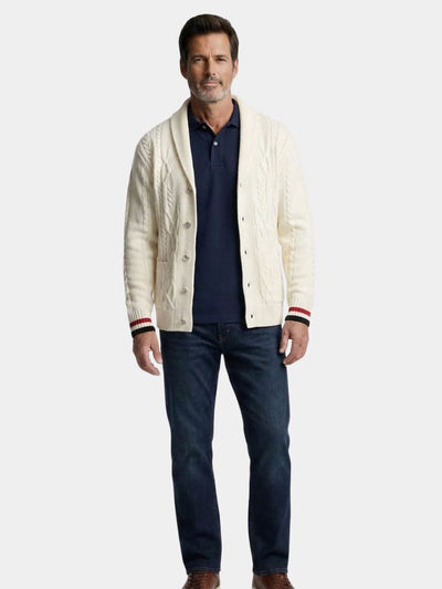Academy Shawl-Neck Knit - Verocci Essentials