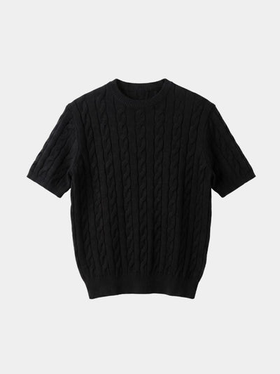 Classic Lozenge Knit T-Shirt - Verocci Essentials