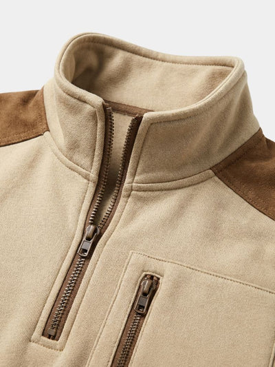 Urban Explorer High Collar Quarter Zip Pullover - Verocci Essentials