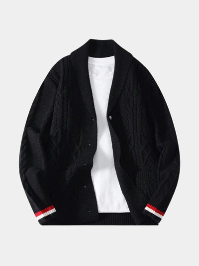 Academy Shawl-Neck Knit - Verocci Essentials