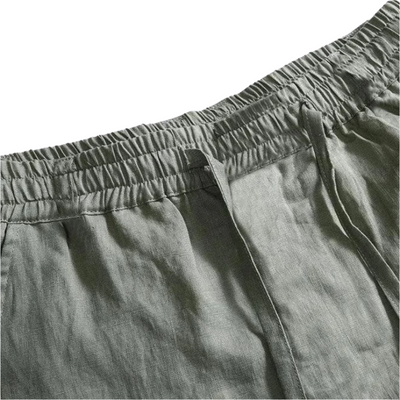 Fez - Linen Pantalon (straight fit)