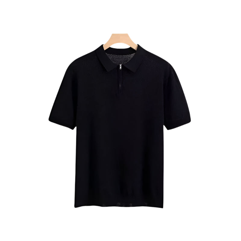 TheighT Ibiza Zip Up Polo