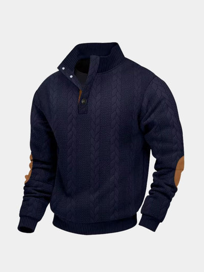 Timberline Long Collar Knit Sweater - Verocci Essentials