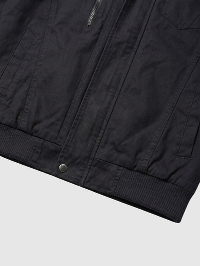 Command Ribbed Collar Jacket - Verocci Essentials